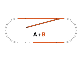 H0 ROCO 42020 LINE Kolejový set B