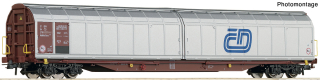 H0 Roco 6600128 Vůz s posuvnou stěnou Habbillns, ČD, Ep.V