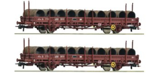 H0 ROCO 6600119 Klanicový vůz Ks s nákladem, SNCF, Ep.5