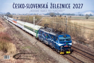 Kalendář 2027 Česko-Slovenská železnice